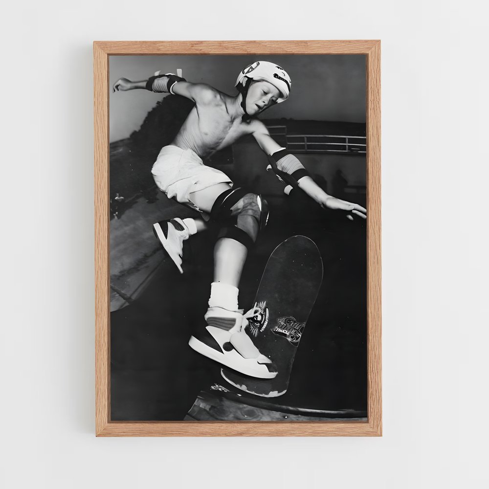 Poster Skate & Punch – affiche Skateboard (vue 4)